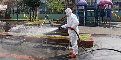Kadıköy ve Erenlerde Parklar dezenfekte edildi