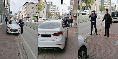 Kaldırım parklanmasına geçit yok