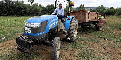 Kandıra’nın Döngelli köyünde karpuz hasadı