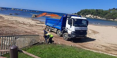 Kandıra plajları yeni sezona hazırlanıyor
