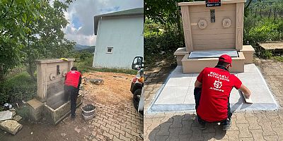 Kandıra Teksenin lezzetli suyu ile ünlü çeşmesi yenilendi