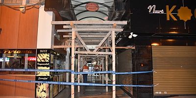 Kapanönü çarşısında tadilat başladı