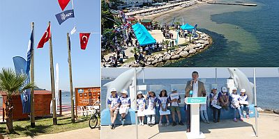 Karamürsel Ereğli Kumyalı Plajına Mavi Bayrak çekildi