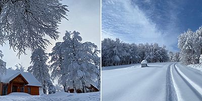 Kartepe kış masalı gibi