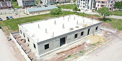 Kartepe taziye evi inşaatı sona eriyor	