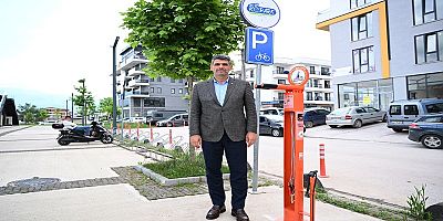 Kartepede Bisiklet Bakım İstasyonları hizmete girdi