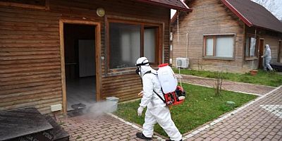 Kartepede dezenfekte edilmeyen yer kalmadı