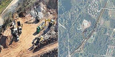 Kartepede Teleferik için otopark alanları inşa ediliyor