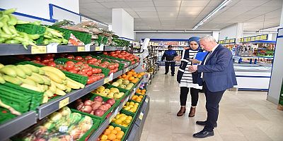 Kartepede zincir marketlerde denetim