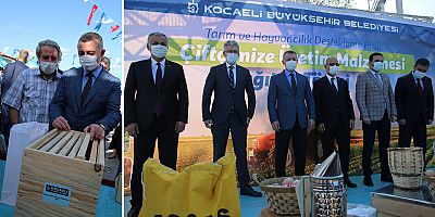 Kocaeli arıcısına büyük destek