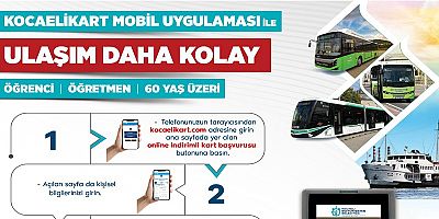 Kocaeli’e online kart dönemi başladı