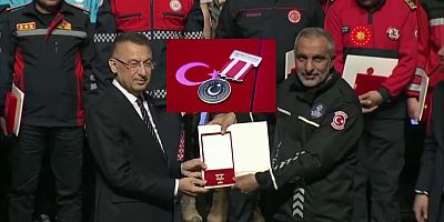 Kocaeli İtfaiyesine Devlet Üstün Fedakarlık Madalyası