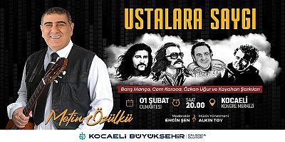 Kocaeli Kongre Merkezinde Ustalara Saygı konseri