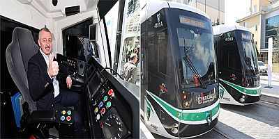 Kocaeli Şehir Hastanesi Tramvayı törenle açıldı