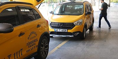 Kocaeli taksileri dezenfekte ediliyor