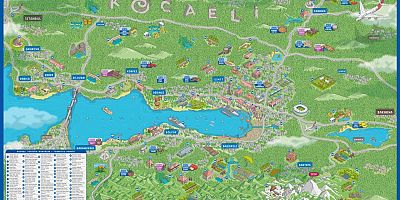 Kocaeli Turizm Haritası görücüye çıktı