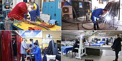 KOMEK depremzedeler için çadır hazırladı