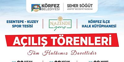 Körfez Belediyesi Peş Peşe Açılışlara Hazırlanıyor	