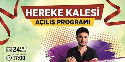 Körfez Hereke Kalesi Açılışında Mustafa Ceceli Sahne Alacak	