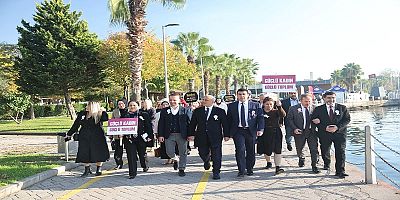 Körfez Kadına Şiddete Dur Dedi	