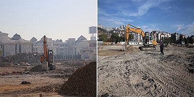 Milli İrade Meydanında çalışmalar hız kesmeden devam ediyor