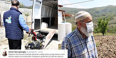 Nurettin Amca’ya Büyükşehir’den yardım eli