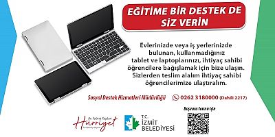 Öğrencilere tablet ve kırtasiye desteği