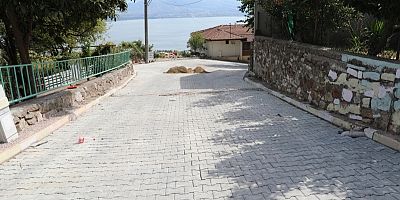 Orhan mahallesi yolları artık daha güvenli