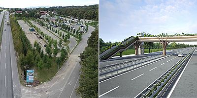 Ormanya’ya yaya üstgeçidi yapımına başlandı