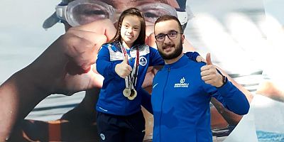 Özel sporcu Şevval engel tanımadı