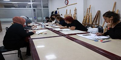 Resim çizme hayali KOMEK ile gerçeğe dönüştü