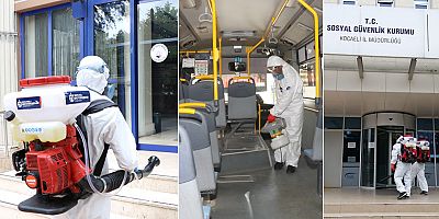 Salgında 10 milyon m2 alan dezenfekte edildi