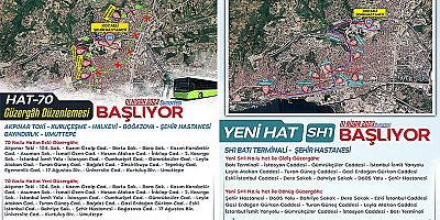 Şehir hastanesi için yeni otobüs hatları planlaması yapıldı