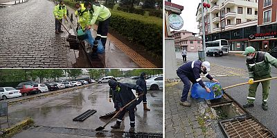 Şehrin mazgalları temizleniyor