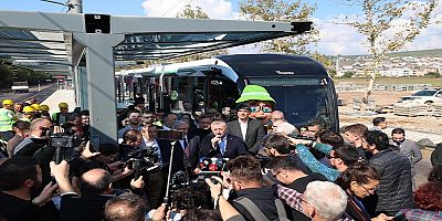 Stadyum tramvay hattı açıldı sırada Kartepe var