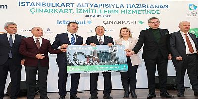 Tanıtımı yapılan İzmit çınarkart İstanbulda da geçerli olacak