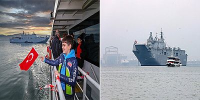 TCG Anadolu Kocaeliye heyecan ve gurur verdi