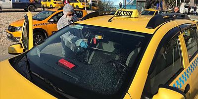 Ticari taksiler dezenfekte edilecek