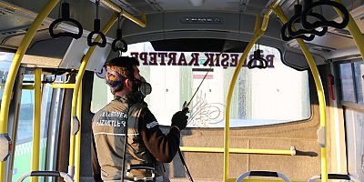 Toplu taşıma araçlarında virüs ve mikroplara izin yok