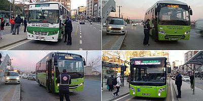 Toplu taşımada pandemi denetimi