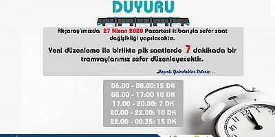 Tramvay ve otobüs saatlerine Ramazan ayarı