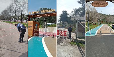 Sahil ve parklarda koronavirüs denetimleri