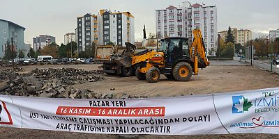 Yahyakaptan Pazar Alanı yenileniyor