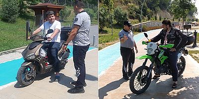 Yayaya özel alanlarda motosiklet kullanımına geçit yok