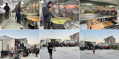 Yüzbinlerce kişiye sıcak yemek ikramı
