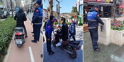 Zabıtadan yürüyüş yolunda sürekli denetim